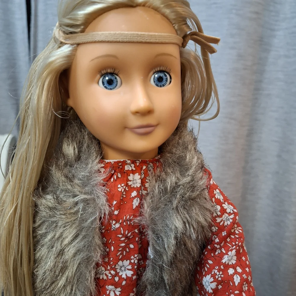 Our Generation 18 Inch Doll with Guitar & 4 Total Outfits - Picture 2 of 8
